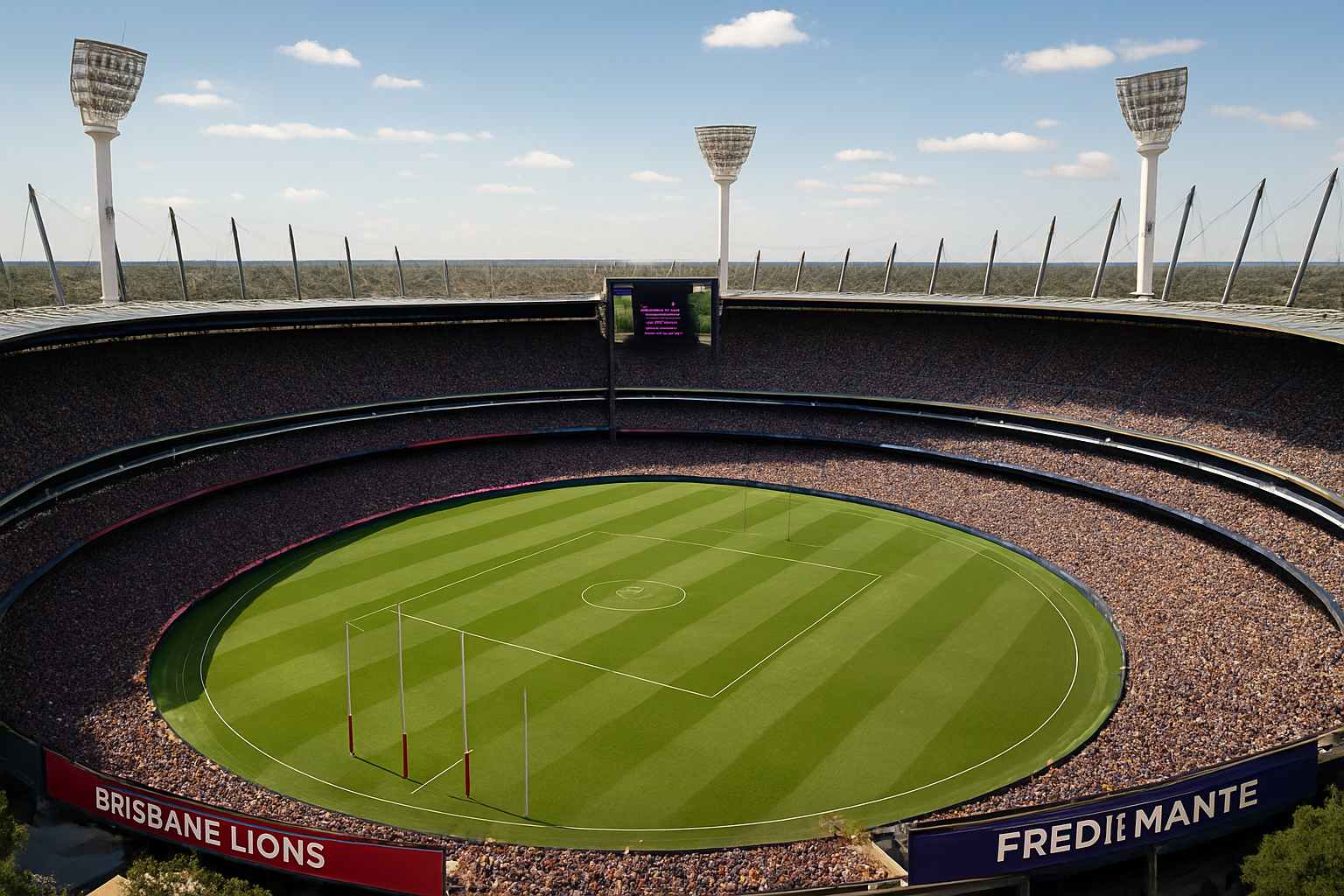 Crowd at the Melbourne Cricket Ground on Grand Final day